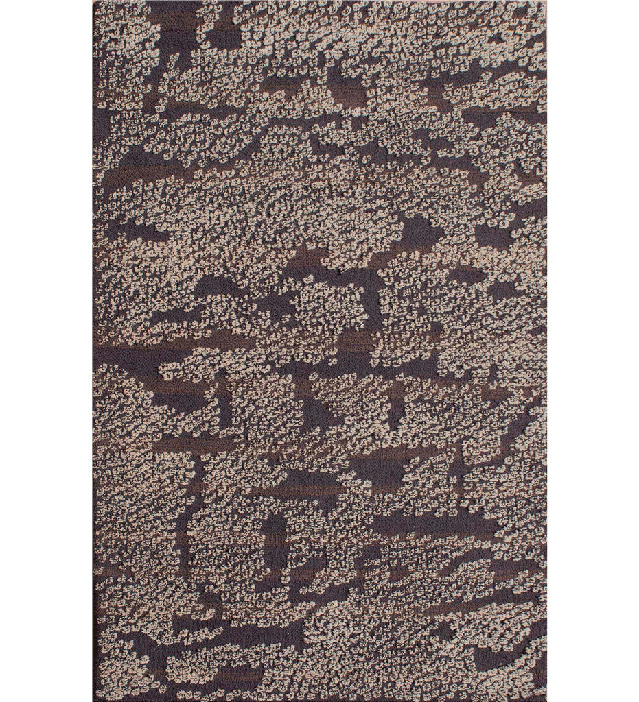 Brown Hand Tufted Abstract Wool Carpet