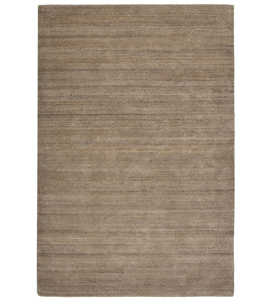 Brown Texture Hand Tufted Wool Carpet