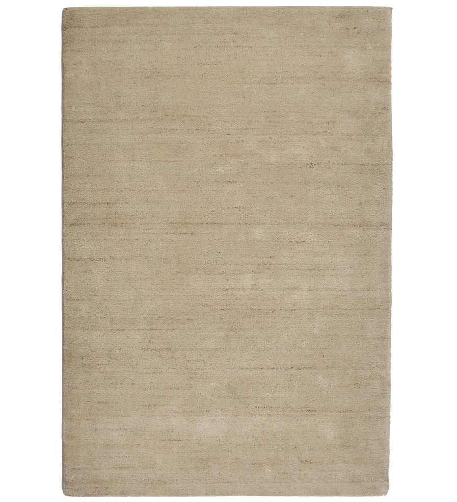 Beige Texture Hand Tufted Wool Carpet