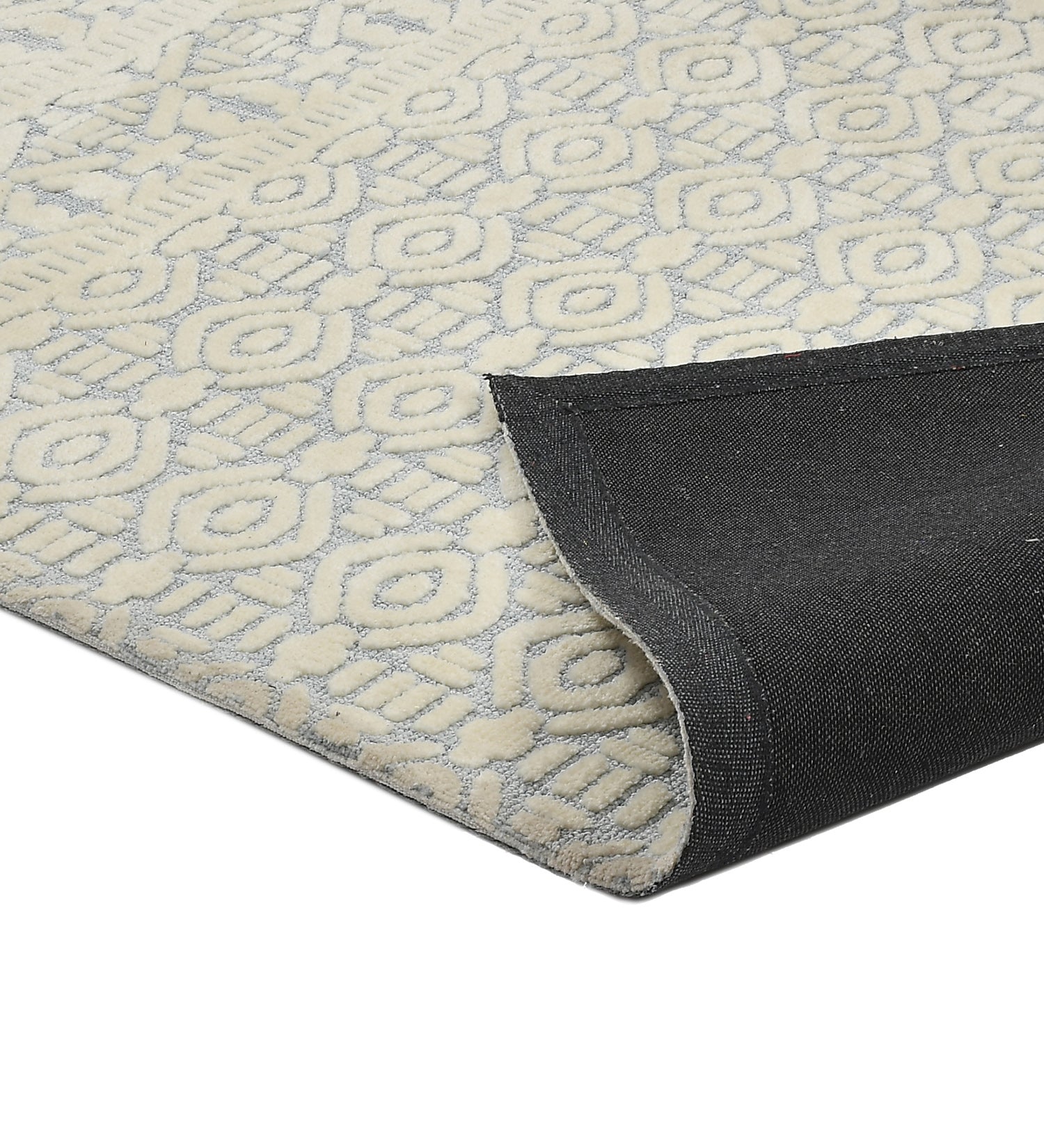 Machine Made Polyester Rugs Blue Abstract Machine Made Polyester Carpet – PrestoBazaar