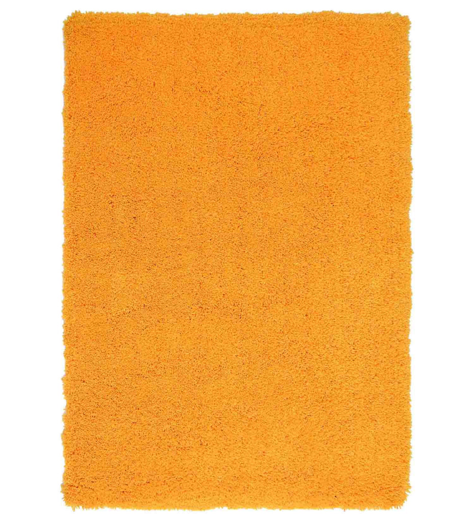 Yellow Solid Anti skid Shaggy Carpet