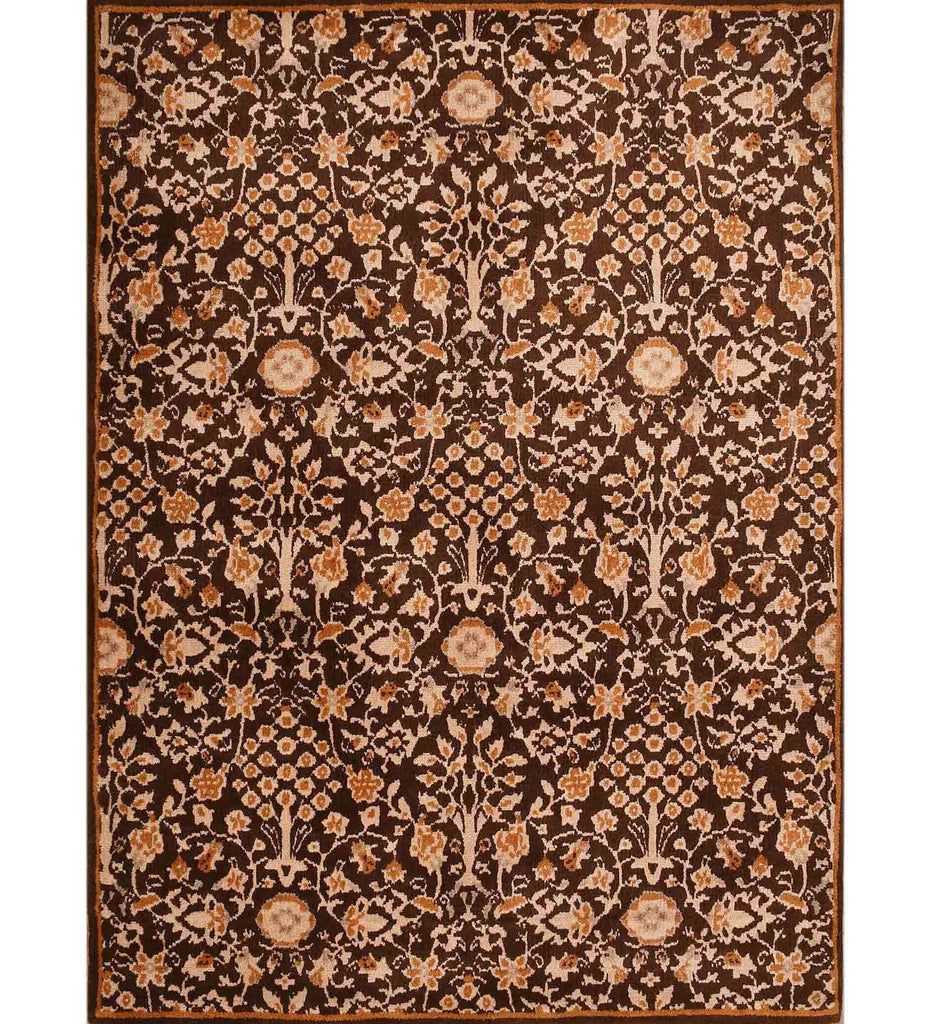Brown Traditional Polyester Carpet